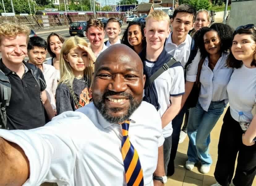 Police and Crime Commissioner Festus Akinbusoye with Young Conservative volunteers